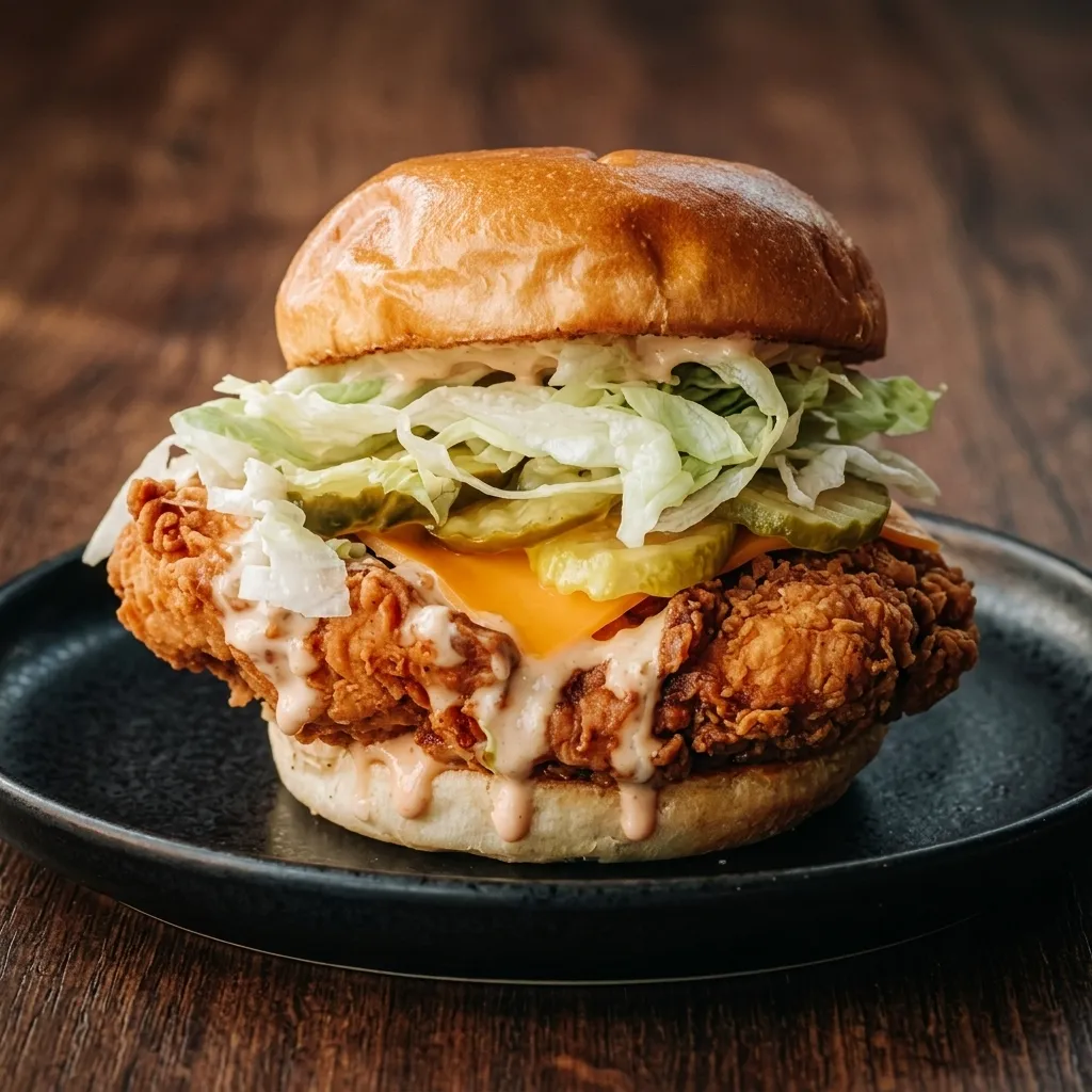 Kosmos Smash at Kosmos Eatery London ON - signature smash burger with fresh toppings